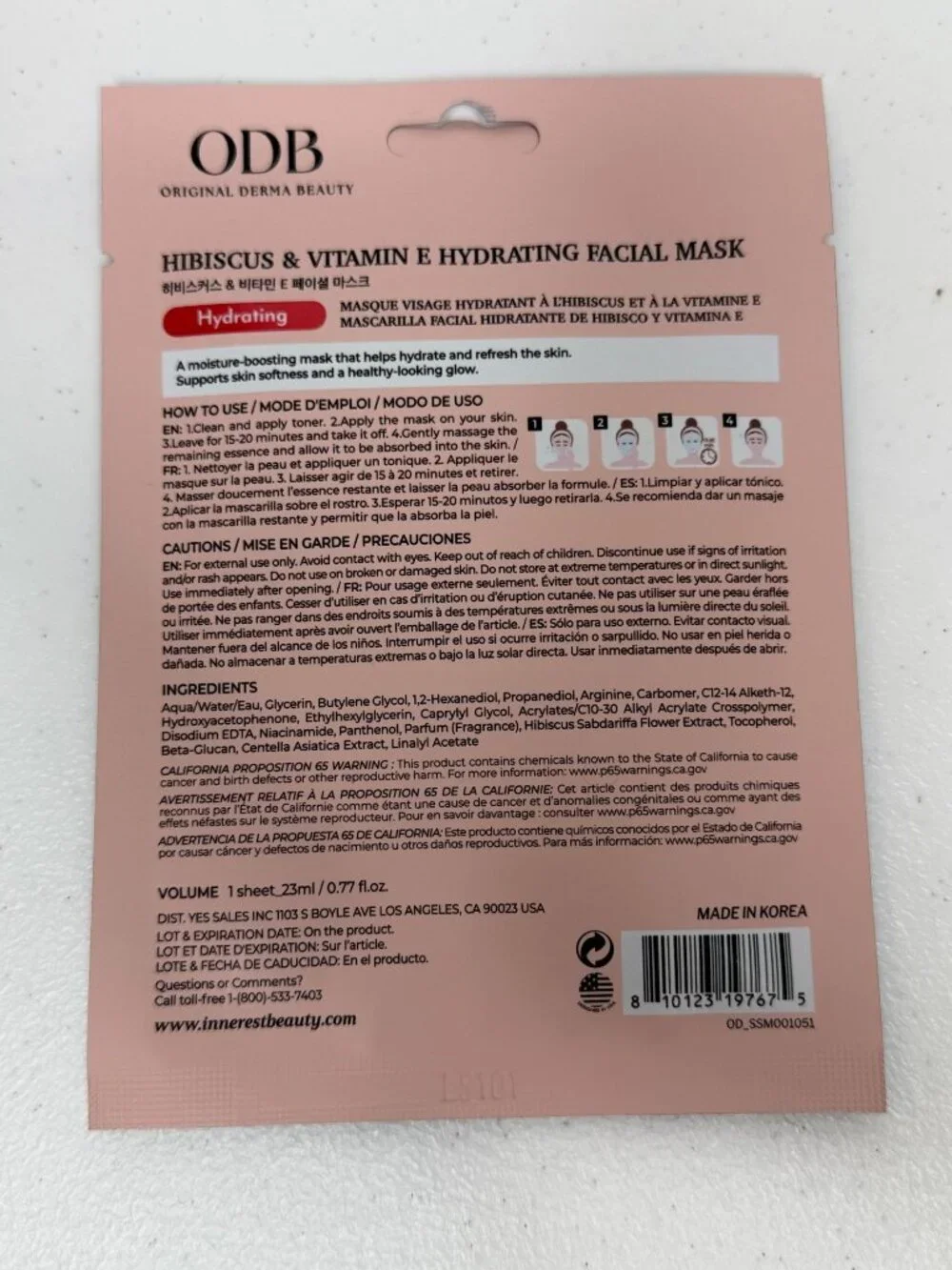 Facial Mask Gift Set 4 Pack Hydrating Soothing Skincare Beauty Bundle New